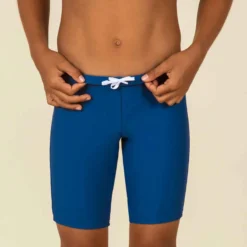 Maillot De Bain Natation Garçon - Jammer 100 Basic - Noir -Sportmania maillot de bain natation garcon jammer 100 basic noir 4