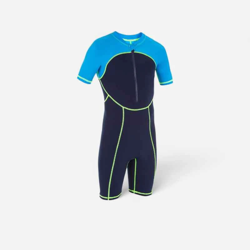Combinaison Natation Garçon - Shorty Swim 100 - Bleu 1 Combinaison Natation Garçon - Shorty Swim 100 - Bleu
