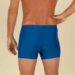 Maillot De Bain Natation Homme - Boxer 100 Basic - Bleu -Sportmania maillot de bain natation homme boxer 100 basic bleu 2