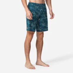 Short De Bain Natation Homme - Swimshort 100 Long - Bana Turquoise Bleu Marine -Sportmania maillot de bain natation homme swimshort 100 long tex kaki 8