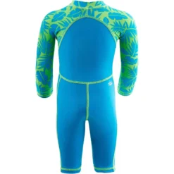 Maillot De Bain Shorty Swim Bébé Manches Longues Imprimé Bleu -Sportmania maillot de bain shorty swim bebe manches longues imprime bleu 2