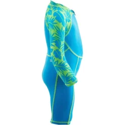 Maillot De Bain Shorty Swim Bébé Manches Longues Imprimé Bleu -Sportmania maillot de bain shorty swim bebe manches longues imprime bleu 3