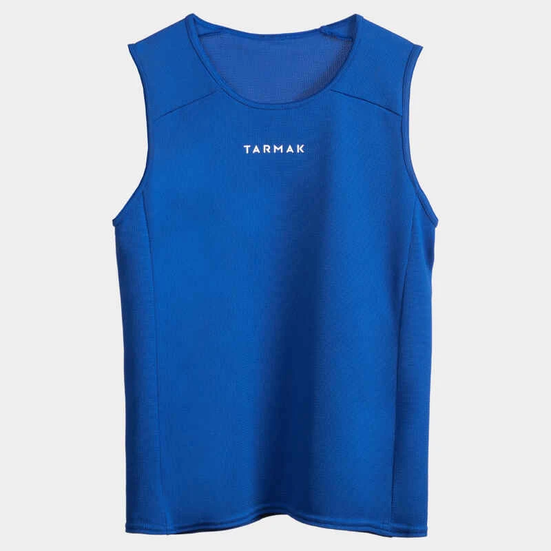 MAILLOT SANS MANCHE DE BASKETBALL POUR GARCON/FILLE DEBUTANT(E) BLEU T100 2 MAILLOT SANS MANCHE DE BASKETBALL POUR GARCON/FILLE DEBUTANT(E) BLEU T100 – Image 2