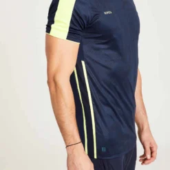 Kipsta Maillot De Football Adulte TRAXIUM Marine Et Jaune 15 Kipsta Maillot De Football Adulte TRAXIUM Marine Et Jaune -Sportmania maillot de football adulte traxium gris clair et bleu 3