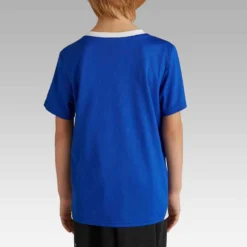 Kipsta Maillot De Football Enfant ESSENTIEL Bleu -Sportmania maillot de football enfant f100 bleu 3