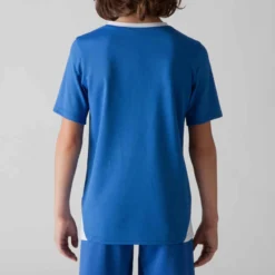 Kipsta Maillot De Football Enfant F100 Bleu -Sportmania maillot de football enfant f100 noir 3