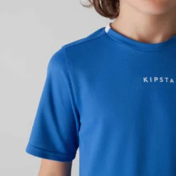 Kipsta Maillot De Football Enfant F100 Bleu -Sportmania maillot de football enfant f100 noir 5