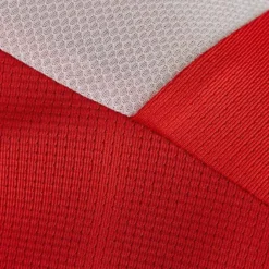 Kipsta Maillot De Football Enfant Manche Courte F500 Rouge Et Blanc -Sportmania maillot de football enfant manche courte f500 noir et blanc 7