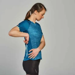 Rockrider MAILLOT MANCHES COURTES VELO VTT ST 100 FEMME TURQUOISE -Sportmania maillot manches courtes vtt st 100 femme turquoise 6