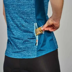 Rockrider MAILLOT MANCHES COURTES VELO VTT ST 100 FEMME TURQUOISE -Sportmania maillot manches courtes vtt st 100 femme turquoise 9