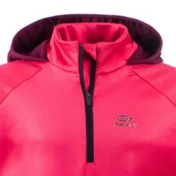 Maillot Manches Longues Fille D'athlétisme Temps Froid AT 500 Dégradé Corail -Sportmania maillot manches longues fille d athletisme temps froid at 500 degrade corail 2