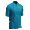MAILLOT VELO ROUTE MANCHES COURTES ETE HOMME - RC100 TURQUOISE