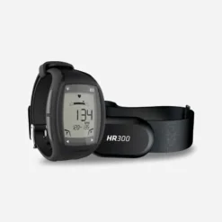 Kalenji Montre Running Cardio - HR300 Noire Grise