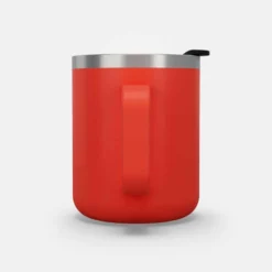 Quechua Mug MH500 Isotherme (double Paroi Inox) Camp Du Randonneur 0,38L Rouge -Sportmania mug mh500 isotherme double paroi inox camp du randonneur 038l kaki 7