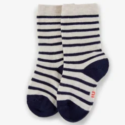 Lot De 5 Paires De Chaussettes Enfant - à Motifs -Sportmania pack de 5 chaussettes montantes enfant basique bleu a motifs 5
