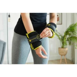 PAIRE D'HALTÈRES SOUPLES FITNESS 2*1 Kg - JAUNE -Sportmania paire d halteres souples fitness 1 kg jaune 2