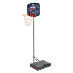 Panier De Basket Sur Pied Réglable 1,60m à 2,20m Enfant - B200 EASY Bleu Orange -Sportmania panier de basket enfant b200 easy bleu espace 160m a 220m jusqu a 10 ans 4
