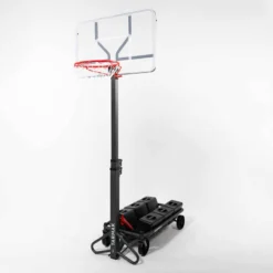 Panier De Basket Pliable Sur Roue Réglable De 2,40m à 3,05m - B500 Easy Box -Sportmania panier de basket enfantslashadulte b500 240m a 305m se regle et se range en 1mn 15