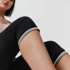 Kalenji Pantacourt Running Femme - Dry Noir -Sportmania pantacourt jogging femme run dry noir 10