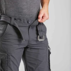 Pantalon Cargo De Trek Voyage - TRAVEL 100 Gris Homme -Sportmania pantalon cargo de trek voyage travel 100 gris homme 5