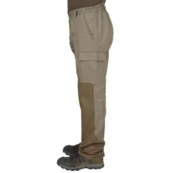 Pantalon Chasse 100 Vert Renfort -Sportmania pantalon chasse 300 vert renfort 3
