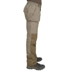 Pantalon Chasse 100 Vert Renfort -Sportmania pantalon chasse 300 vert renfort 4