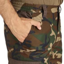 PANTALON CHASSE CHAUD IMPERMEABLE CAMO 100 -Sportmania pantalon chasse chaud impermeable camo 100 8