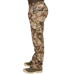PANTALON CHASSE 100 RESPIRANT SILENCIEUX COTON CAMOUFLAGE FORET -Sportmania pantalon chasse respirant 100 camouflage foret 2