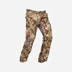 PANTALON CHASSE 100 RESPIRANT SILENCIEUX COTON CAMOUFLAGE FORET -Sportmania pantalon chasse respirant 100 camouflage foret 3