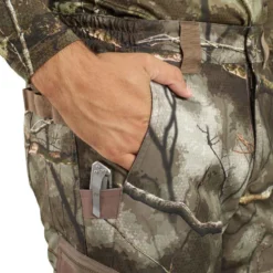 PANTALON CHASSE 500 RESPIRANT CAMOUFLAGE TREEMETIC -Sportmania pantalon chasse respirant 300 camouflage foret 9