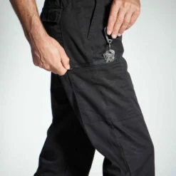 Pantalon Regular Homme - Steppe 300 Noir -Sportmania pantalon chasse steppe 300 vert 5