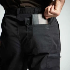 Pantalon Regular Homme - Steppe 300 Noir -Sportmania pantalon chasse steppe 300 vert 7