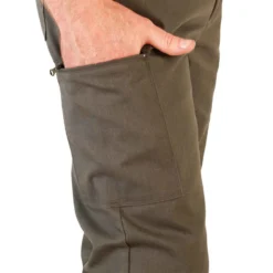 Pantalon Chasse Résistant Homme - Steppe 320 Vert Et Marron -Sportmania pantalon chasse steppe 320 11