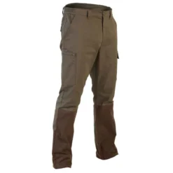 Pantalon Chasse Résistant Homme - Steppe 320 Vert Et Marron
