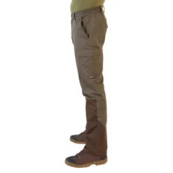 Pantalon Chasse Résistant Homme - Steppe 320 Vert Et Marron -Sportmania pantalon chasse steppe 320 6