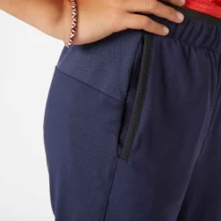 Pantalon De Jogging Enfant Chaud Synthétique Respirant - S500 Marine -Sportmania pantalon chaud synthetique respirant s500 garcon gym enfant noir uni 3