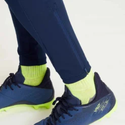 Kipsta Pantalon De Football Adulte TRAXIUM Marine Et Jaune -Sportmania pantalon de football adulte traxium marine et jaune 3