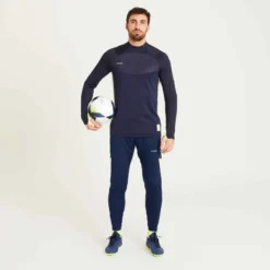 Kipsta Pantalon De Football Adulte TRAXIUM Marine Et Jaune -Sportmania pantalon de football adulte traxium marine et jaune 7
