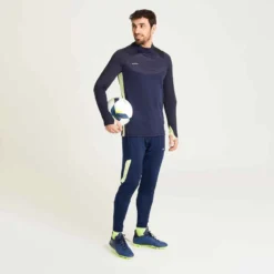 Kipsta Pantalon De Football Adulte TRAXIUM Marine Et Jaune -Sportmania pantalon de football adulte traxium marine et jaune 8