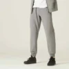 Pantalon Jogging Fitness Homme Coton Majoritaire Coupe Droite - 500 Gris