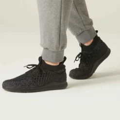 Pantalon Jogging Fitness Homme Coton Majoritaire Coupe Droite - 500 Gris -Sportmania pantalon de jogging 500 homme bleu marine 4