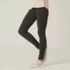 Pantalon Jogging Slim Fitness Femme - 520 Gris Chiné