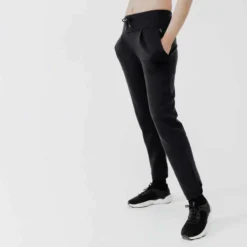 Kalenji Pantalon De Running Chaud Femme - Jogging 500 Noir