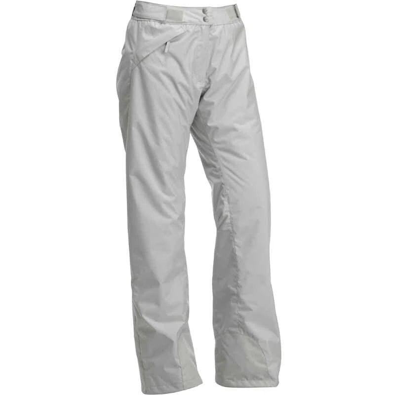 WEDZE PANTALON DE SKI DE PISTE FEMME SKI-P PA 100 GRIS 1 WEDZE PANTALON DE SKI DE PISTE FEMME SKI-P PA 100 GRIS