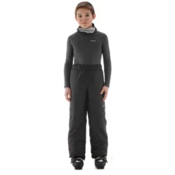 WEDZE PANTALON DE SKI ENFANT 100 GRIS FONCÉ -Sportmania pantalon de ski enfant 100 gris fonce 2
