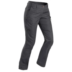 Pantalon De Trek Voyage - TRAVEL 100 Gris Femme