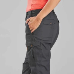 Pantalon De Trek Voyage - TRAVEL 100 Gris Femme -Sportmania pantalon de trek voyage travel 100 kaki femme 8