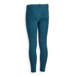 Pantalon équitation Enfant 140 Bleu Pétrole -Sportmania pantalon equitation enfant 140 prune 2