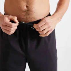 Pantalon De Fitness Essential Respirant Regular Homme - Noir -Sportmania pantalon fitness bleu marine eco responsable 2