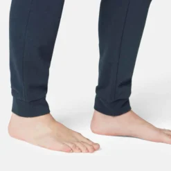 Pantalon Jogging Chaud Fitness Homme - 100 Bleu Noir -Sportmania pantalon jogging molleton fitness bleu fonce 6